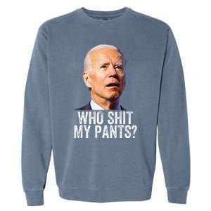 Funny Anti Joe Biden Political Garment-Dyed Sweatshirt