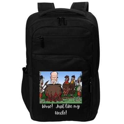 Funny Anti Joe Biden Cannibal Story About His Uncle Designed Impact Tech Backpack