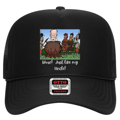 Funny Anti Joe Biden Cannibal Story About His Uncle Designed Trucker Hat
