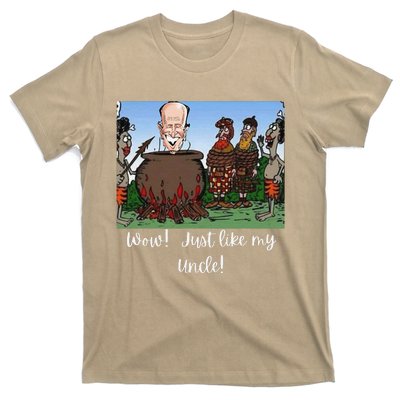 Funny Anti Joe Biden Cannibal Story About His Uncle Designed T-Shirt