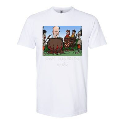 Funny Anti Joe Biden Cannibal Story About His Uncle Designed Softstyle® CVC T-Shirt