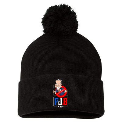 Fjb Anti Joe Biden Pom Pom 12in Knit Beanie