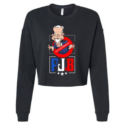 Fjb Anti Joe Biden Cropped Pullover Crew