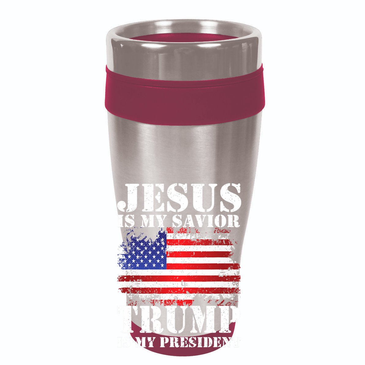 Funny American Jesus Is My Savior Trump Is My President Impact Tech Backpack