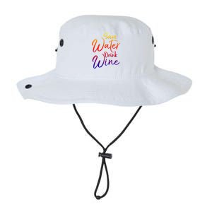 Funny Alcohol Joke Quote Save Water Wine Gift Legacy Cool Fit Booney Bucket Hat