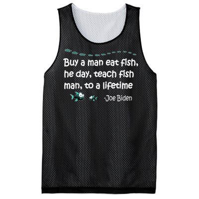 Funny Anti Joe Biden Political Funny Sarcastic Fishing Idiot Mesh Reversible Basketball Jersey Tank