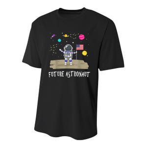 Future Astronaut Kids And Adults Astronomy And Space Lover Youth Performance Sprint T-Shirt