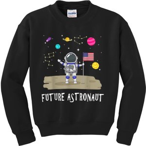 Future Astronaut Kids And Adults Astronomy And Space Lover Kids Sweatshirt