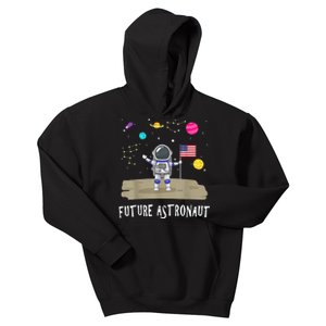 Future Astronaut Kids And Adults Astronomy And Space Lover Kids Hoodie