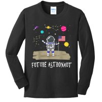 Future Astronaut Kids And Adults Astronomy And Space Lover Kids Long Sleeve Shirt