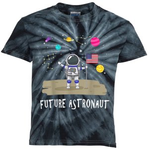 Future Astronaut Kids And Adults Astronomy And Space Lover Kids Tie-Dye T-Shirt