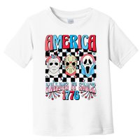 Funny America Killing IT Since 1776 Horror 4th Of July USA Toddler T-Shirt