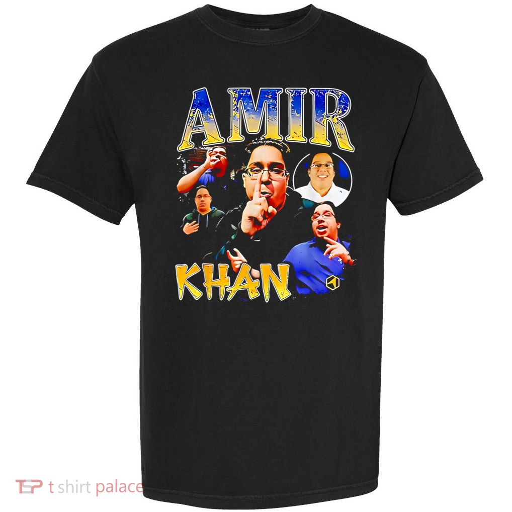 Funny Amir Khan Shirt, Amir Khan Garment-Dyed Heavyweight T-Shirt