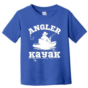 Funny Angler Kayak Gift Toddler T-Shirt