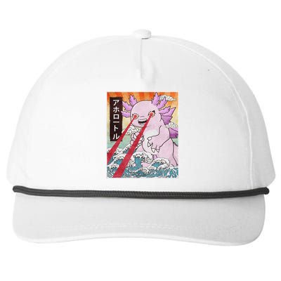 Funny Animal Kaiju Axolotl Japanese Monster  Snapback Five-Panel Rope Hat