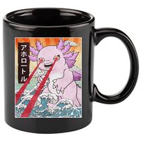 Funny Animal Kaiju Axolotl Japanese Monster  11oz C Handle Ceramic Mug