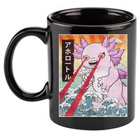 Funny Animal Kaiju Axolotl Japanese Monster  11oz C Handle Ceramic Mug