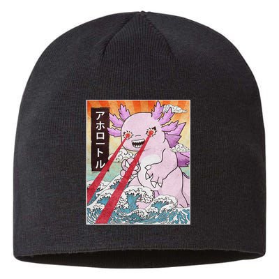 Funny Animal Kaiju Axolotl Japanese Monster  Sustainable Beanie