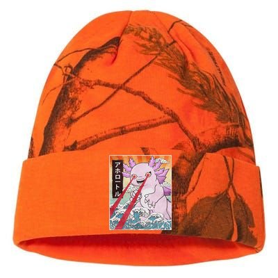 Funny Animal Kaiju Axolotl Japanese Monster  Kati Licensed 12" Camo Beanie