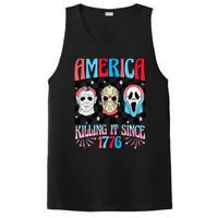 Funny America Killing IT Since 1776 Horror 4th Of July USA PosiCharge Competitor Tank