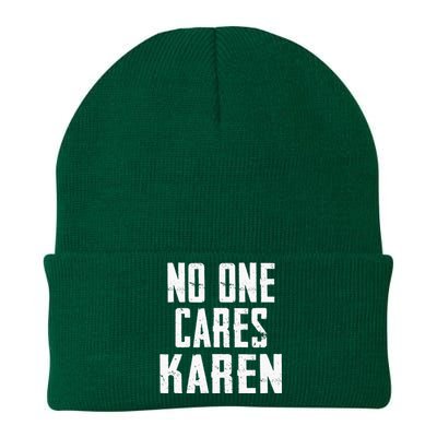 Funny Anti Karen No One Cares Karen Sorry Sarcastic OK Karen Knit Cap Winter Beanie