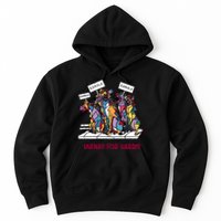 Funny Anti Kamala Harris Hyenas For Harris Hoodie