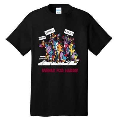 Funny Anti Kamala Harris Hyenas For Harris Tall T-Shirt