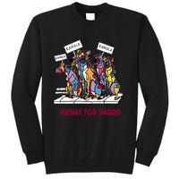 Funny Anti Kamala Harris Hyenas For Harris Tall Sweatshirt