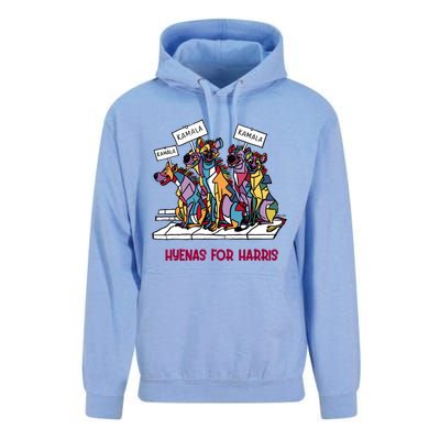 Funny Anti Kamala Harris Hyenas For Harris Unisex Surf Hoodie