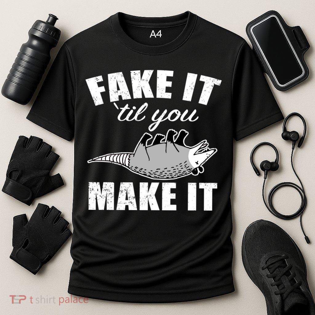 Fake It Or Make It Opossum Performance Shirt