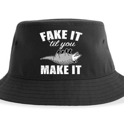 Fake It Or Make It Opossum Sustainable Bucket Hat