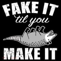 Fake It Or Make It Opossum Toddler Hoodie