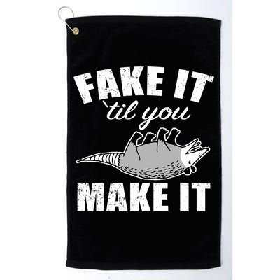 Fake It Or Make It Opossum Golf Towel