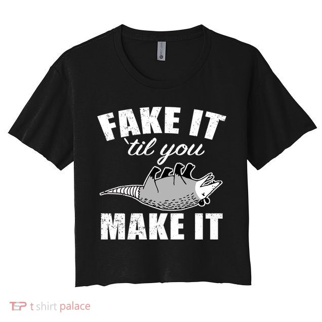 Fake It Or Make It Opossum Crop Top