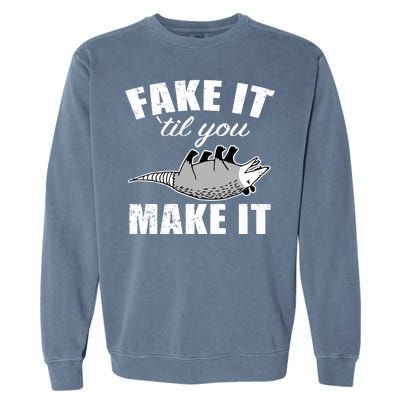 Fake It Or Make It Opossum Garment-Dyed Sweatshirt