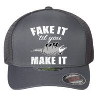 Fake It Or Make It Opossum Flexfit Unipanel Trucker Cap