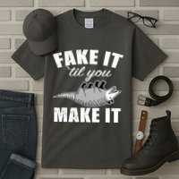 Fake It Or Make It Opossum Tall T-Shirt