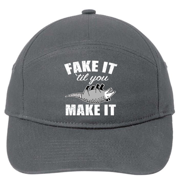Fake It Or Make It Opossum 7-Panel Snapback Hat