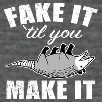Fake It Or Make It Opossum 7-Panel Snapback Hat