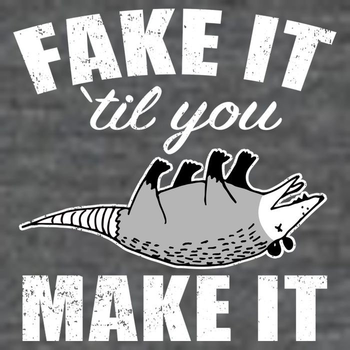Fake It Or Make It Opossum 7-Panel Snapback Hat