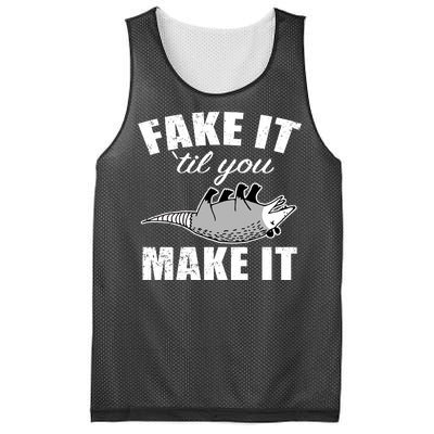 Fake It Or Make It Opossum Mesh Reversible Basketball Jersey Tank