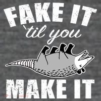 Fake It Or Make It Opossum Poster