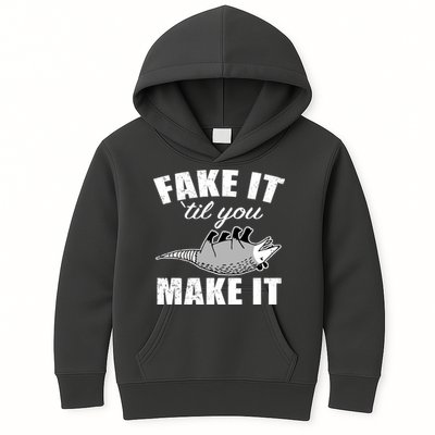 Fake It Or Make It Opossum Kids Hoodie