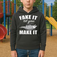 Fake It Or Make It Opossum Kids Hoodie