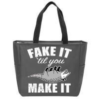 Fake It Or Make It Opossum Zip Tote Bag