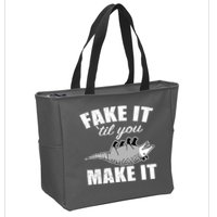 Fake It Or Make It Opossum Zip Tote Bag