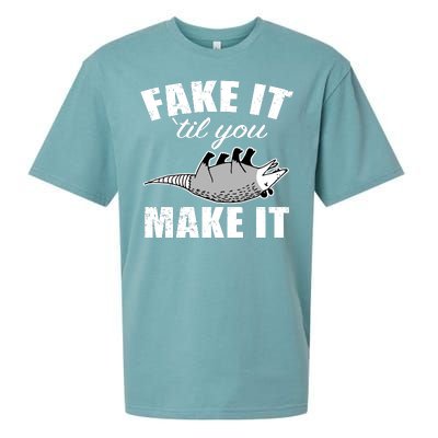 Fake It Or Make It Opossum Sueded Cloud Jersey T-Shirt