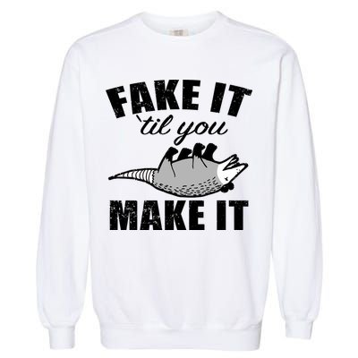 Fake It Or Make It Opossum Garment-Dyed Sweatshirt