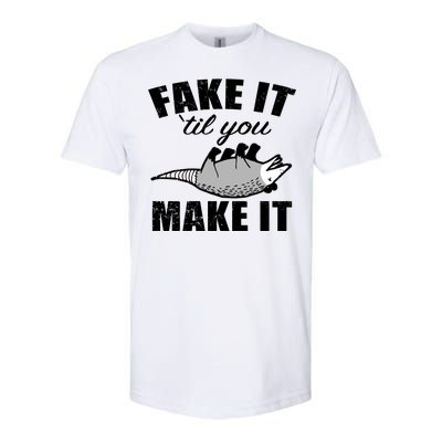 Fake It Or Make It Opossum Softstyle® CVC T-Shirt