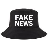 Fake News Bold Text Cool Comfort Performance Bucket Hat